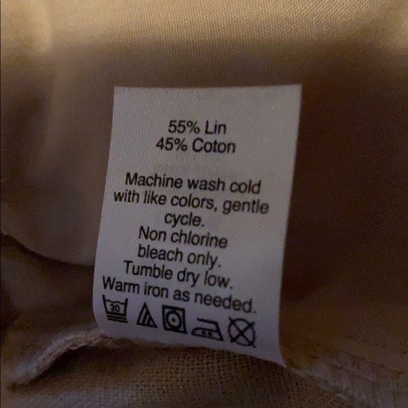 NWT J Crew tan elastic  waist linen shorts Sz Xs - Picture 6 of 10